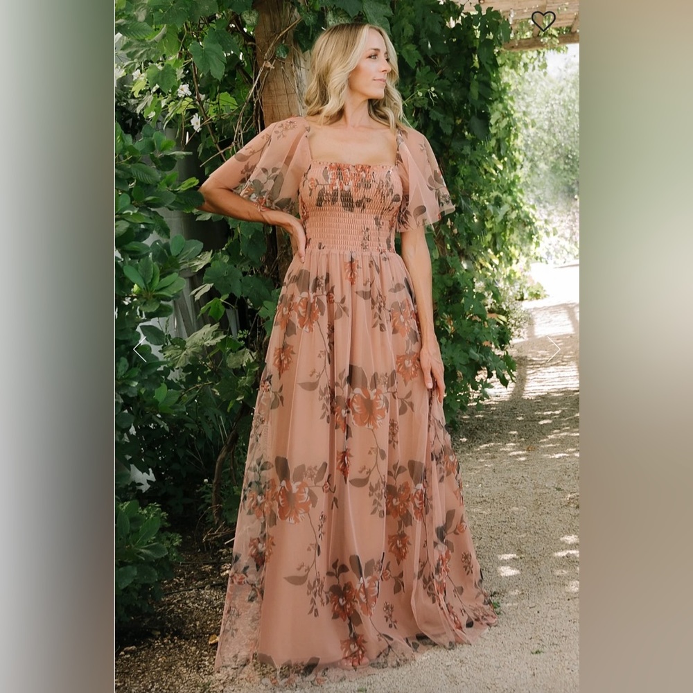 Tulle full length gown - NWT